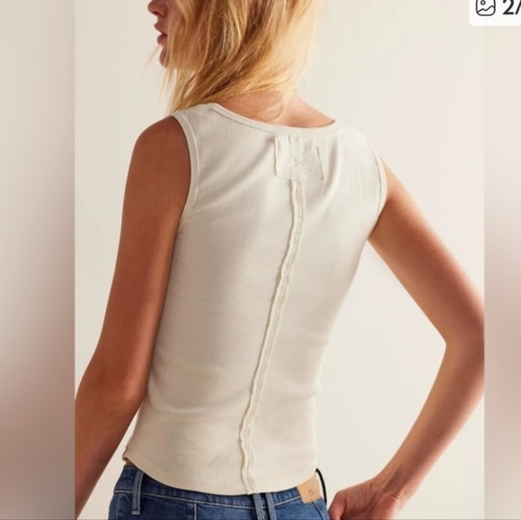 We The Free Ivory Tank Top - Picture 3 of 6